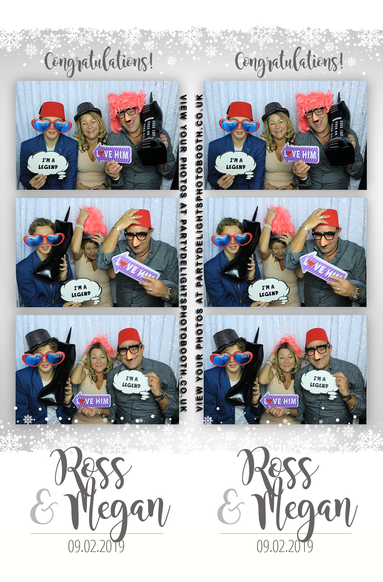 Ross and Megan’s Wedding - Prints | View more photos from the event at gallery.partydelightsphotobooth.co.uk/u/PartyDelightsPhotoBooth/Ross-and-Megan’s-Wedding-Prints